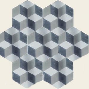 Geometrik Desenli Çini Karo