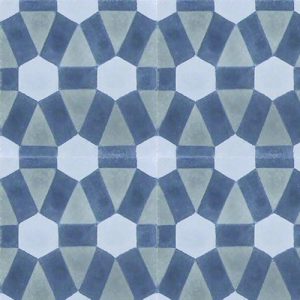 Geometrik Desenli Çini Karo